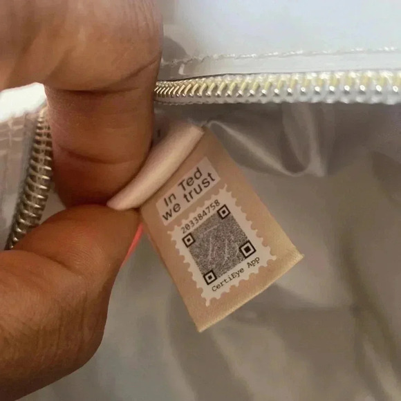 NWT Ted Baker Grey Bow Bag/Makeup Bag - Picture 12 of 16